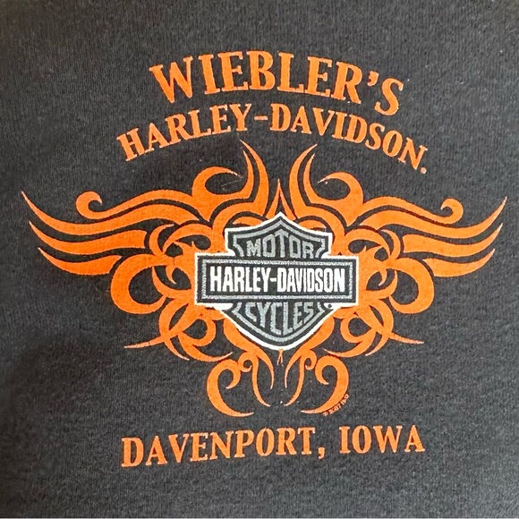 Harley Davidson Womens Tank Top Y2K Weiblers Davenport Iowa Glitter Logo Size M - Picture 12 of 16